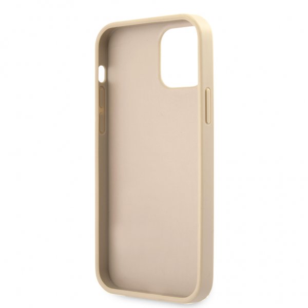Guess iPhone 12/iPhone 12 Pro Deksel Saffiano Vintage Script Gull