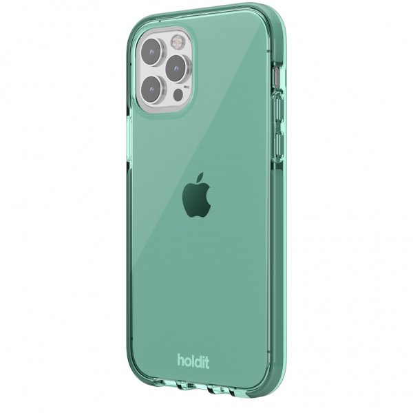 holdit iPhone 12/iPhone 12 Pro Deksel Seethru Moss Green