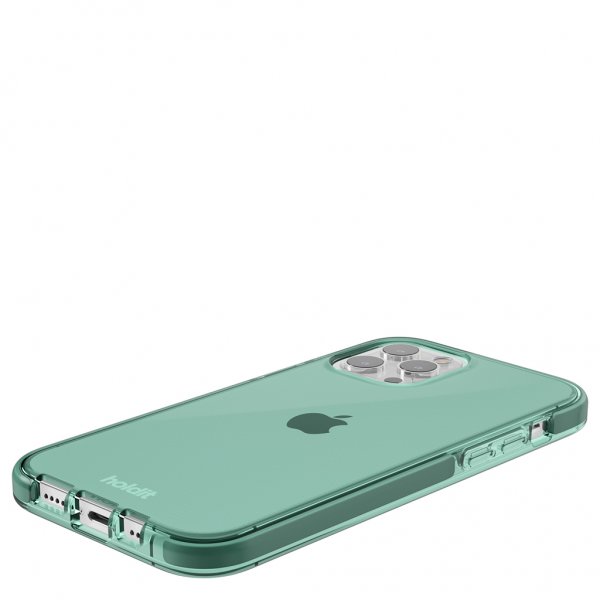 holdit iPhone 12/iPhone 12 Pro Deksel Seethru Moss Green