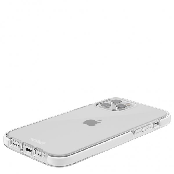 holdit iPhone 12/iPhone 12 Pro Deksel Seethru Hvit