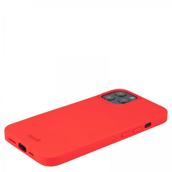 holdit iPhone 12/iPhone 12 Pro Deksel Silikon Chili Red