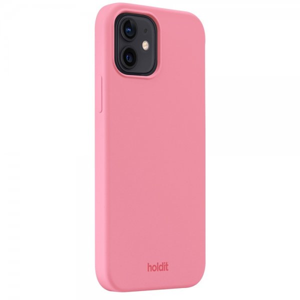 holdit iPhone 12/iPhone 12 Pro Deksel Silikon Rouge Pink