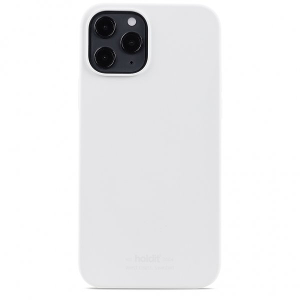 holdit iPhone 12/iPhone 12 Pro Deksel Silikon Hvit
