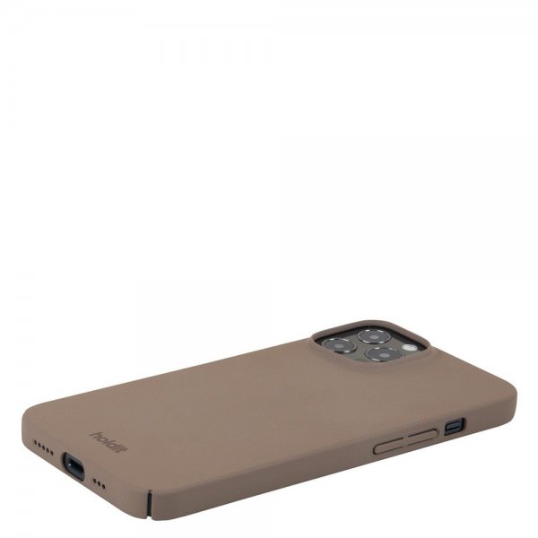 holdit iPhone 12/iPhone 12 Pro Deksel Slim Case Mocha Brown