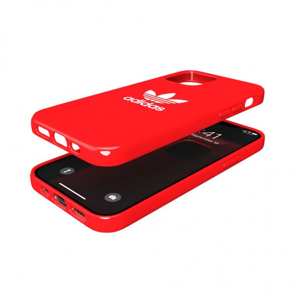 Adidas iPhone 12/iPhone 12 Pro Deksel Snap Case Trefoil Scarlet