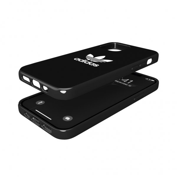 Adidas iPhone 12/iPhone 12 Pro Deksel Snap Case Trefoil Svart