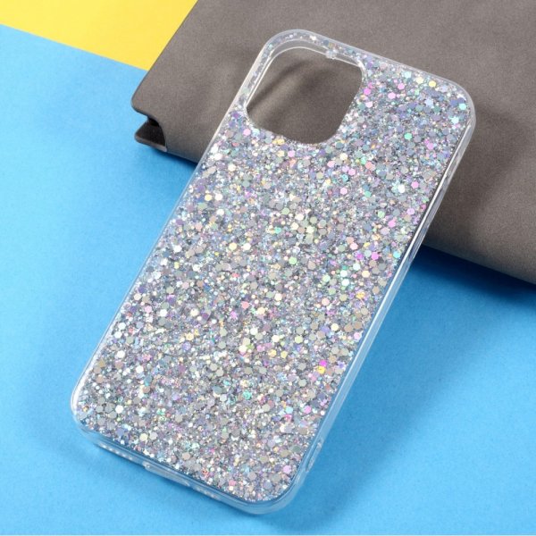 Nordic Covers iPhone 12/iPhone 12 Pro Deksel Sparkle Series Stardust Silver