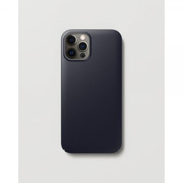 Nudient iPhone 12/iPhone 12 Pro Deksel Thin Case MagSafe Midwinter Blue