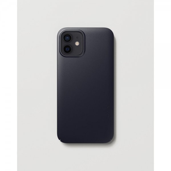 Nudient iPhone 12/iPhone 12 Pro Deksel Thin Case MagSafe Midwinter Blue