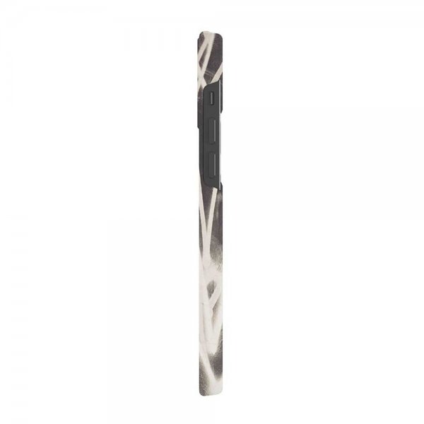 agood company iPhone 12/iPhone 12 Pro Deksel Plantebasert Graffiti Heart Black White