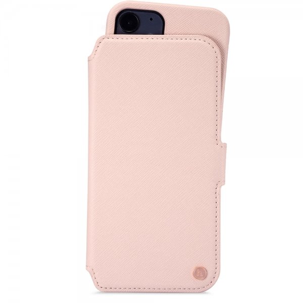 holdit iPhone 12/iPhone 12 Pro Etui Stockholm Löstagbart Deksel Rosa