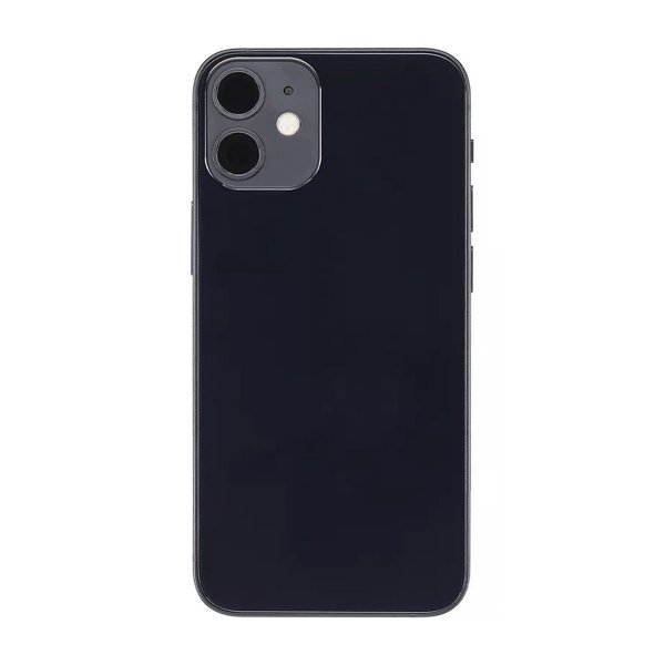 iPhone 12 Mini Bakside Komplett Med Smådeler - Svart