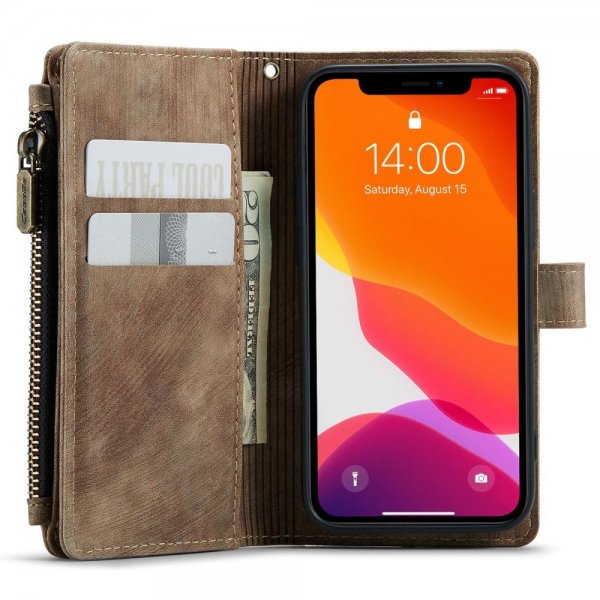 CaseMe iPhone 12 Mini Etui C30 Series Brun
