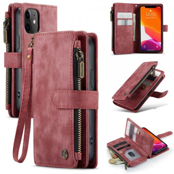 CaseMe iPhone 12 Mini Etui C30 Series Rød