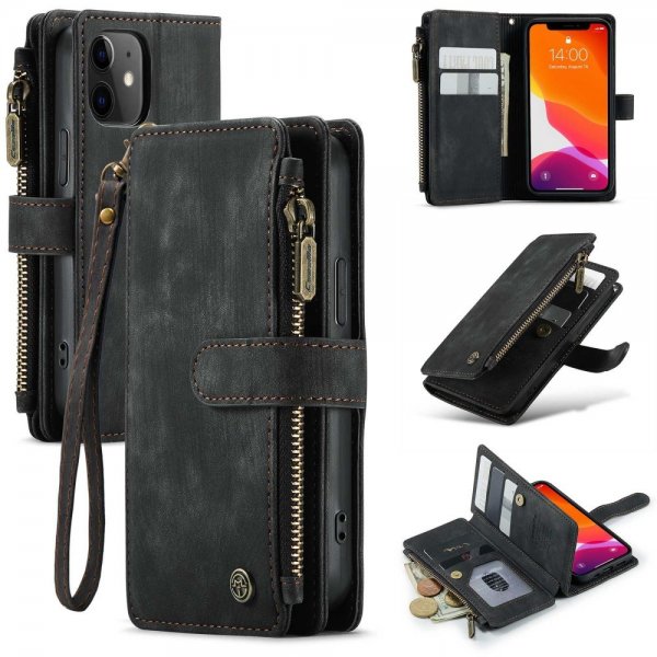 CaseMe iPhone 12 Mini Etui C30 Series Svart