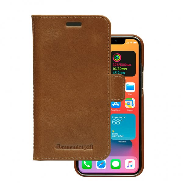 dbramante1928 iPhone 12 Mini Etui Lynge Löstagbart Deksel Tan