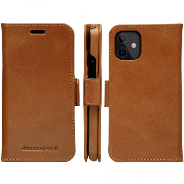 dbramante1928 iPhone 12 Mini Etui Lynge Löstagbart Deksel Tan