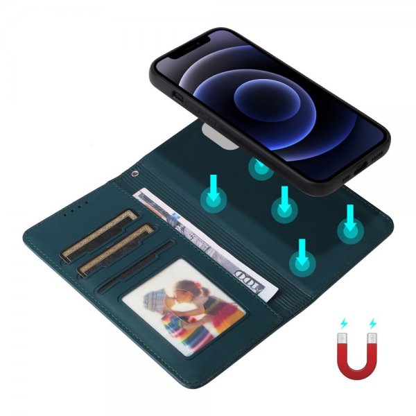 Betopnice iPhone 12 Mini Etui Avtagbart Deksel 005 Blå