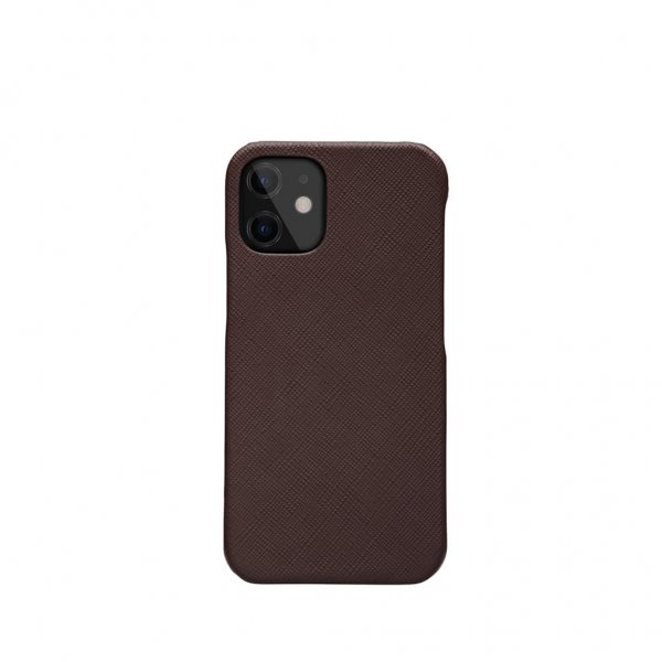 dbramante1928 iPhone 12 Mini Etui New York Löstagbart Deksel Dark Chocolate
