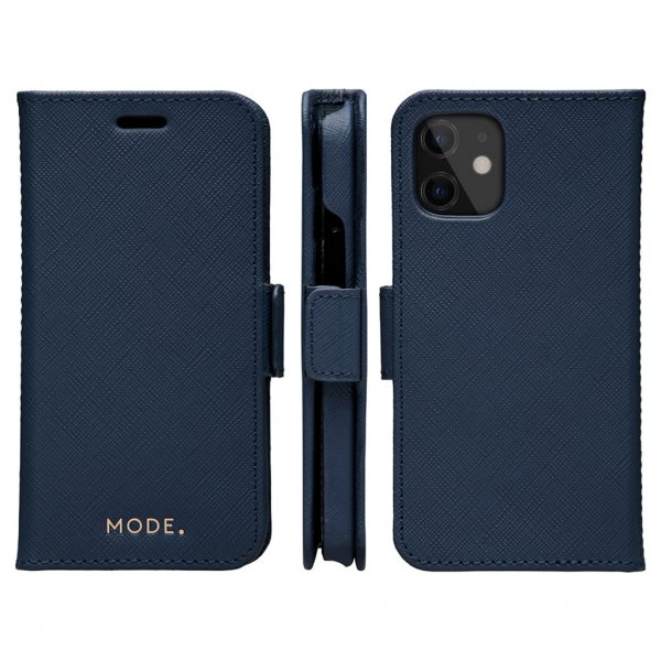 dbramante1928 iPhone 12 Mini Etui New York Löstagbart Deksel Ocean Blue