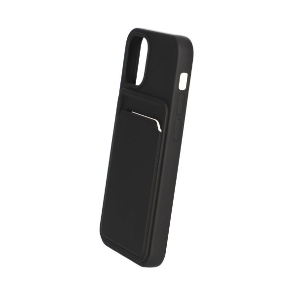 iPhone 12 Mini Deksel Kortholder Svart