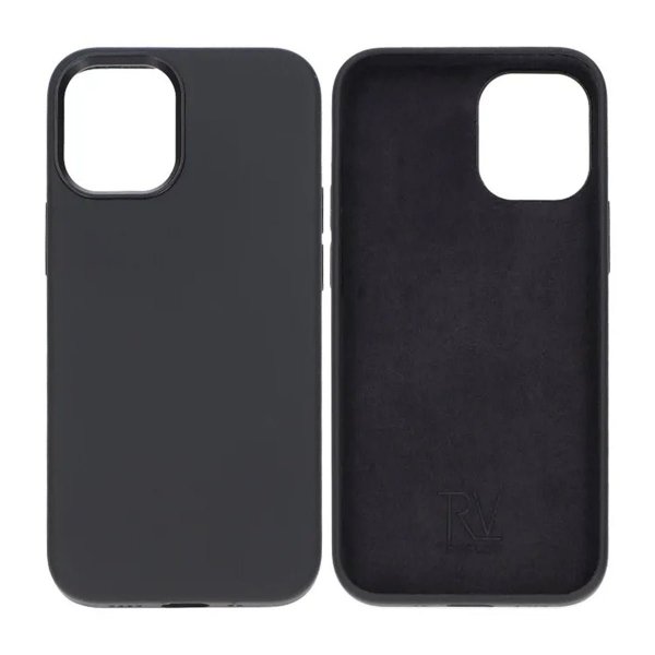 Rvelon iPhone 12 Mini Deksel Silikon Svart