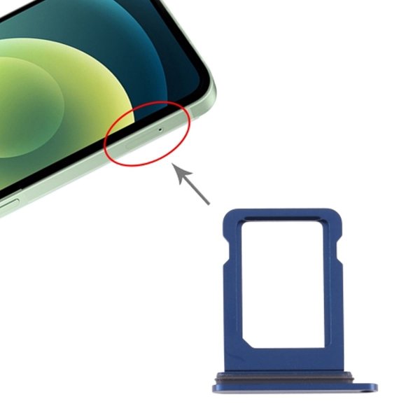 iPhone 12 Mini SIM-kortholder - Blå