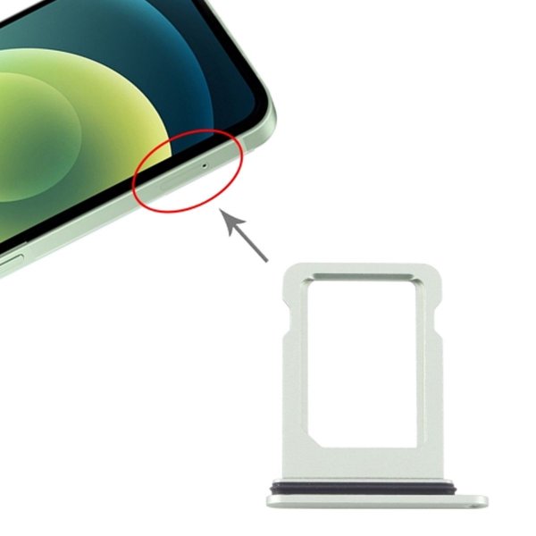 iPhone 12 Mini SIM-kortholder - Grønn