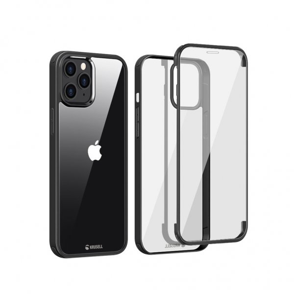 Krusell iPhone 12 Mini Deksel 360 Protection Case Svart