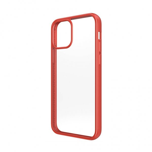 PanzerGlass iPhone 12 Mini Deksel ClearCase Color Mandarin Red