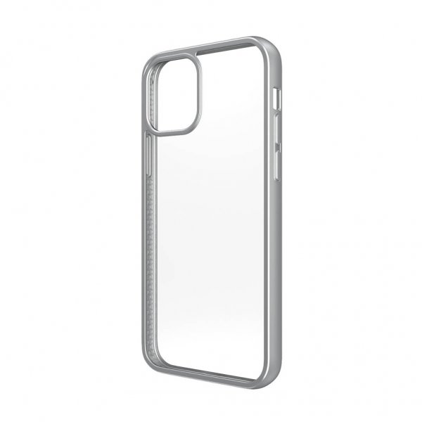 PanzerGlass iPhone 12 Mini Deksel ClearCase Color Satin Silver