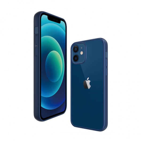 PanzerGlass iPhone 12 Mini Deksel ClearCase Color True Blue