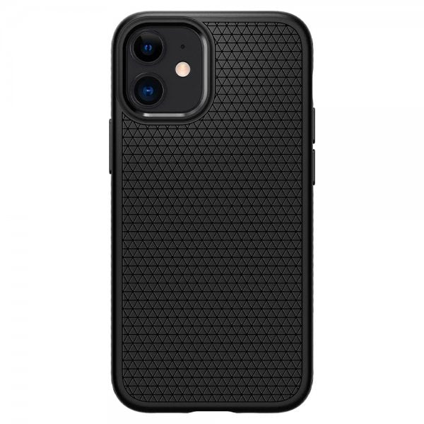 Spigen iPhone 12 Mini Deksel Liquid Air Matte Black