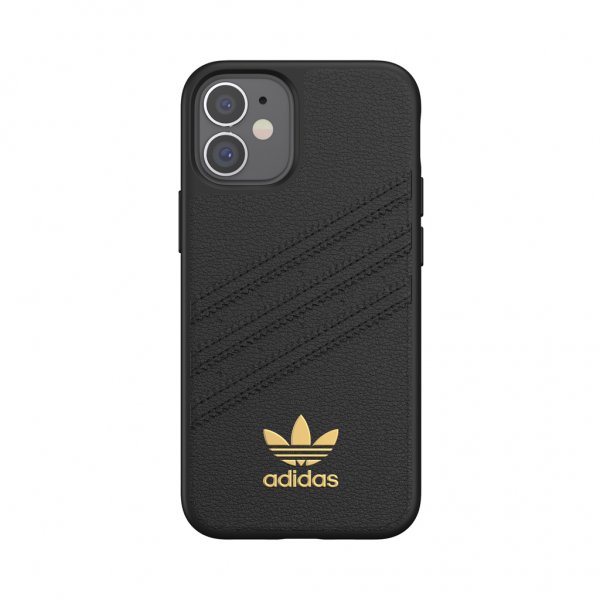Adidas iPhone 12 Mini Deksel Moulded Case PU Premium Svart