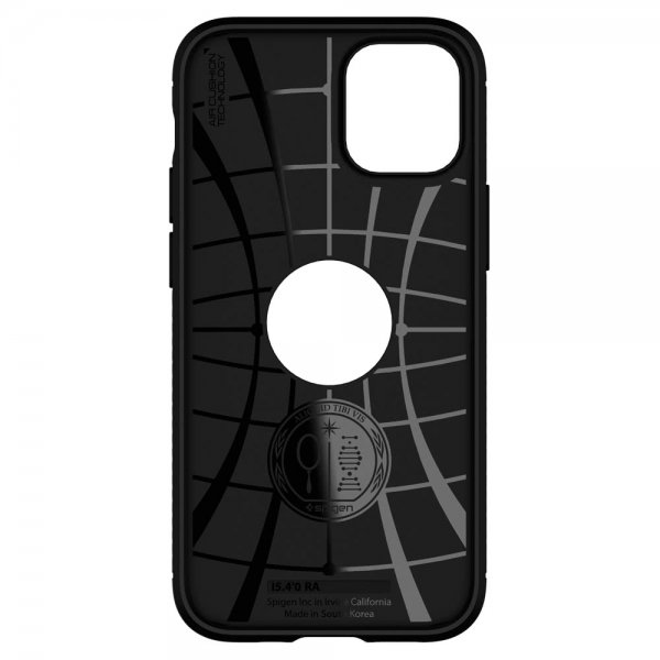 Spigen iPhone 12 Mini Deksel Rugged Armor Matte Black