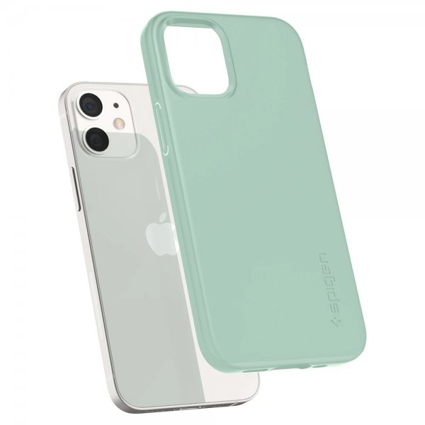 Spigen iPhone 12 Mini Deksel Thin Fit Apple Mint