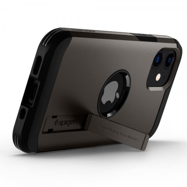 Spigen iPhone 12 Mini Deksel Tough Armor Gunmetal