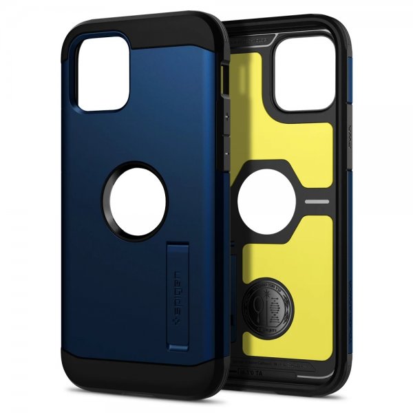 Spigen iPhone 12 Mini Deksel Tough Armor Navy Blue