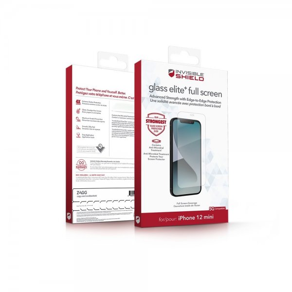 Zagg InvisibleShield iPhone 12 Mini Skjermbeskytter Glass Elite