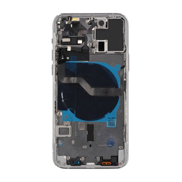 iPhone 12 Pro bakside med komplett ramme OEM - hvit