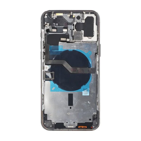 iPhone 12 Pro Max bakside med komplett ramme OEM - grafitt