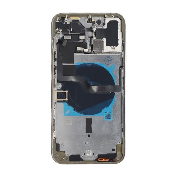 iPhone 12 Pro Max bakside med komplett ramme OEM - gull