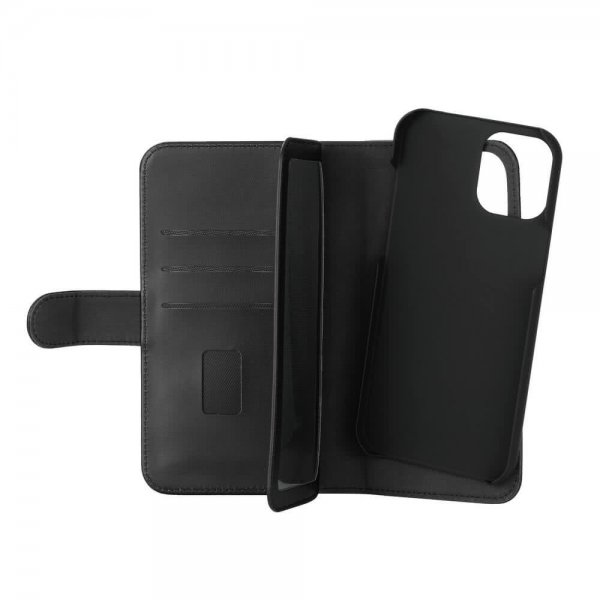 Gear iPhone 12 Pro Max Etui 7 Kortlomme Löstagbart Deksel Svart
