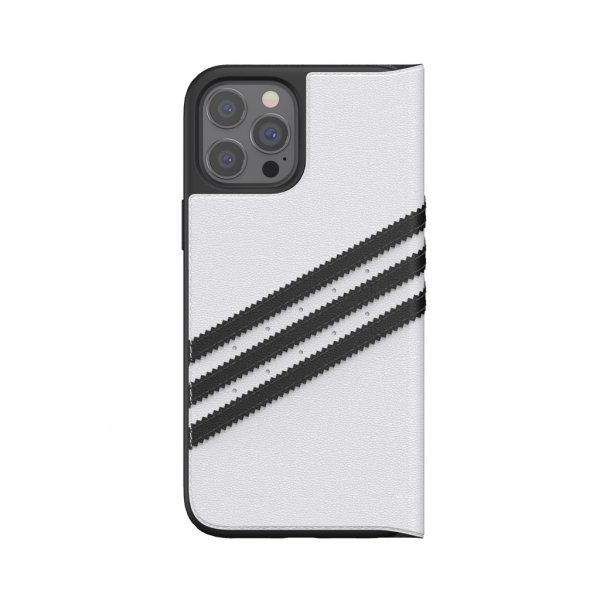 Adidas iPhone 12 Pro Max Etui Booklet Case Hvit