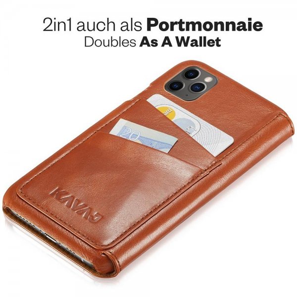 Kavaj iPhone 12 Pro Max Etui Dallas Brun