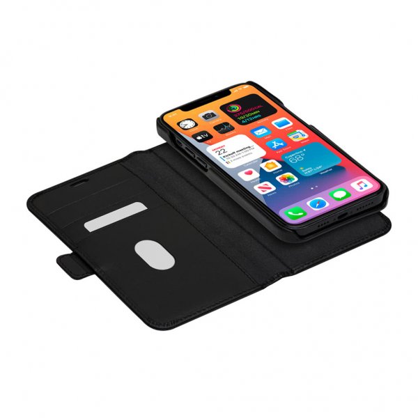 dbramante1928 iPhone 12 Pro Max Etui Lynge Löstagbart Deksel Svart
