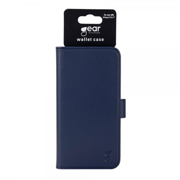 Gear iPhone 12 Pro Max Etui med Kortlomme Blå
