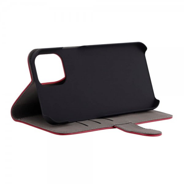 Gear iPhone 12 Pro Max Etui med Kortlomme Rød