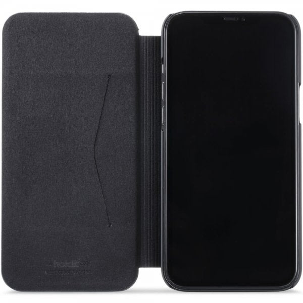 holdit iPhone 12 Pro Max Etui SlimFlip Wallet Svart