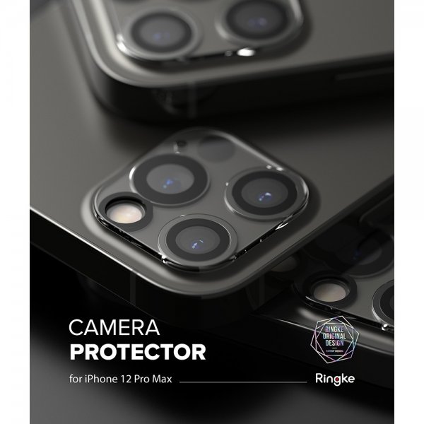 Ringke iPhone 12 Pro Max Kamerabeskytter Camera Protector Glass 2-pakning
